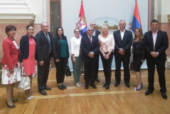 9 September 2019 The members of the PFG with Indonesia and the Indonesian Ambassador to Serbia
